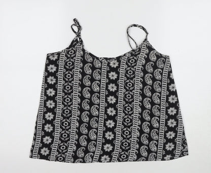 Womens UK Size S Hollister Black Camisole Tank