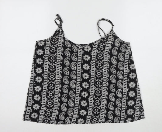Womens UK Size S Hollister Black Camisole Tank