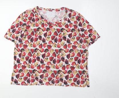 Womens UK Size L Whistles Multicoloured Basic T-Shirt
