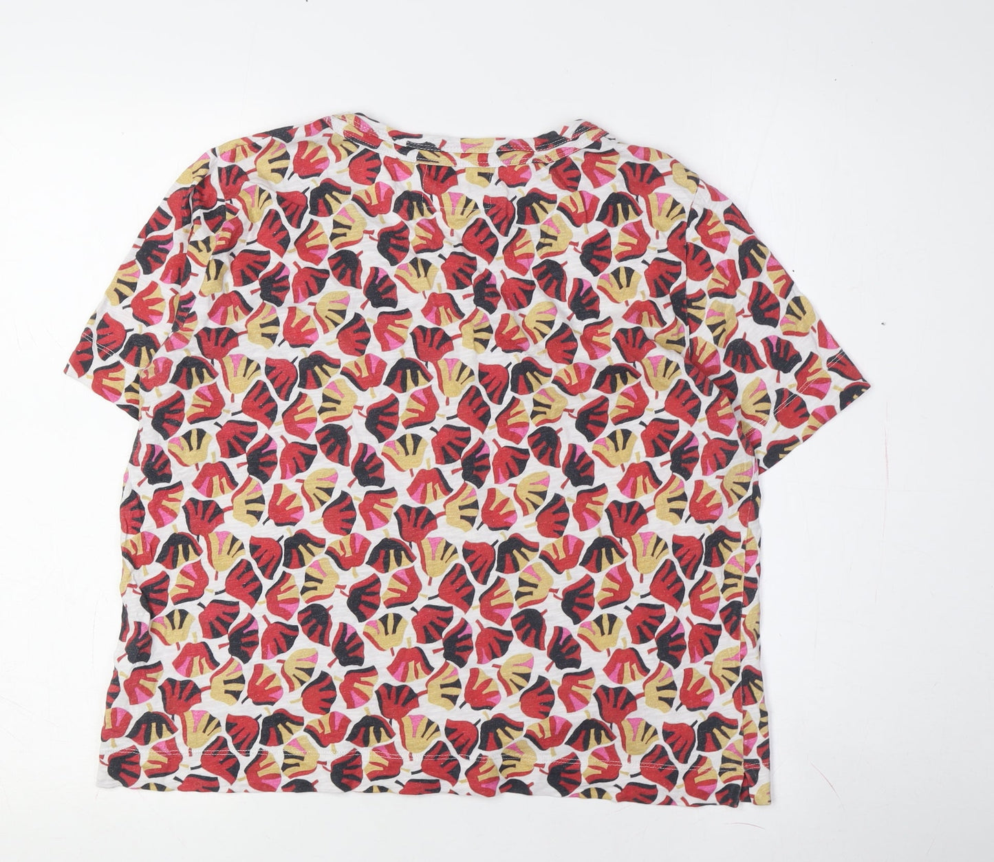 Womens UK Size L Whistles Multicoloured Basic T-Shirt