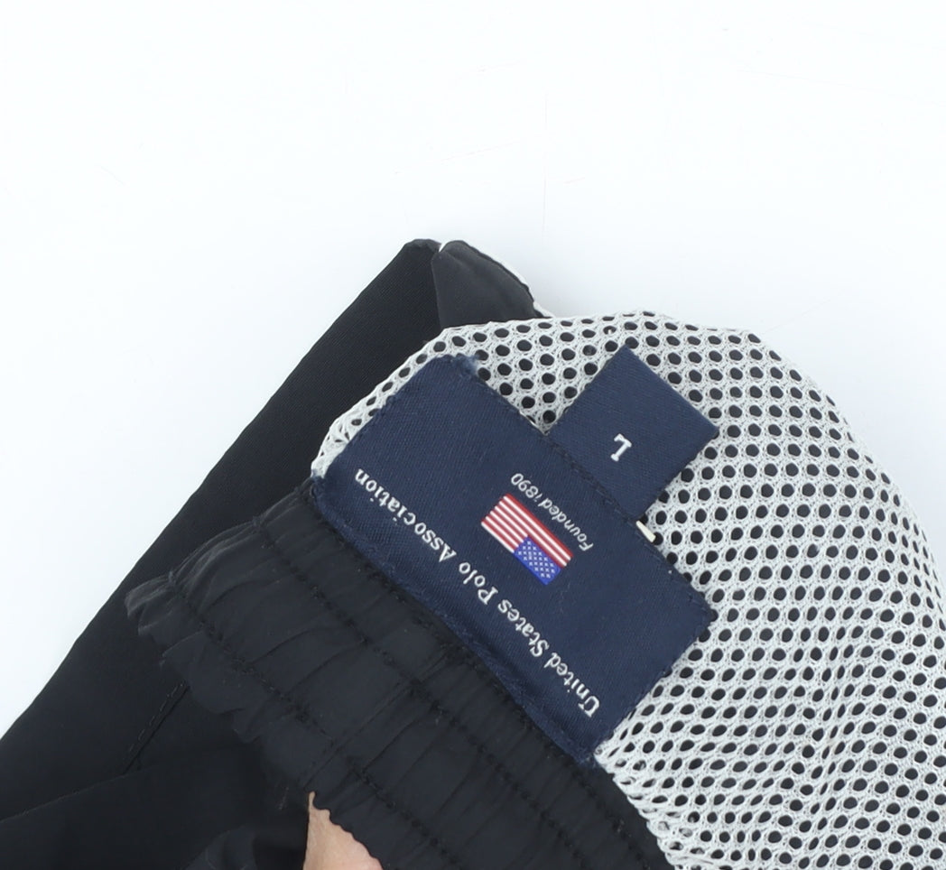 U.S. Polo Assn. Men's Black Bermuda Shorts Size 14