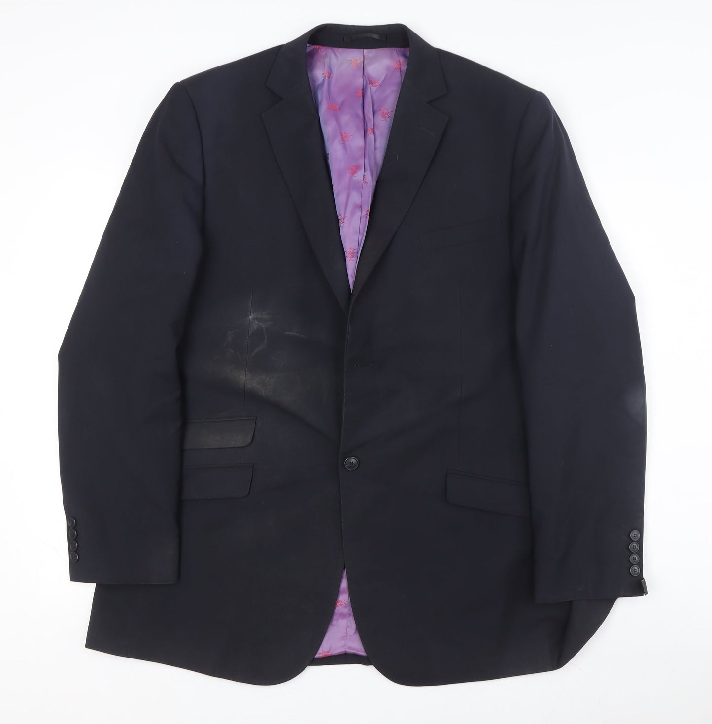 Mens UK Size 44 Brook Taverner Regular Black Suit Jacket