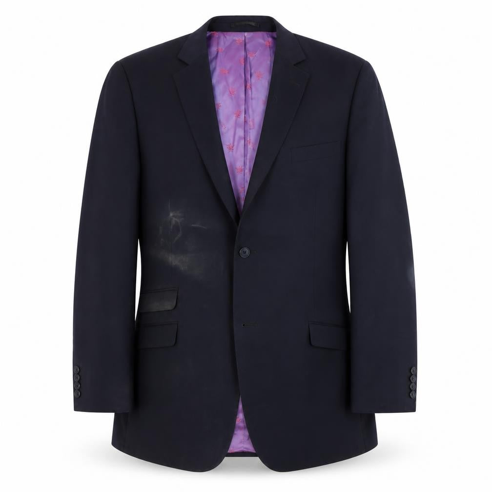 Mens UK Size 44 Brook Taverner Regular Black Suit Jacket