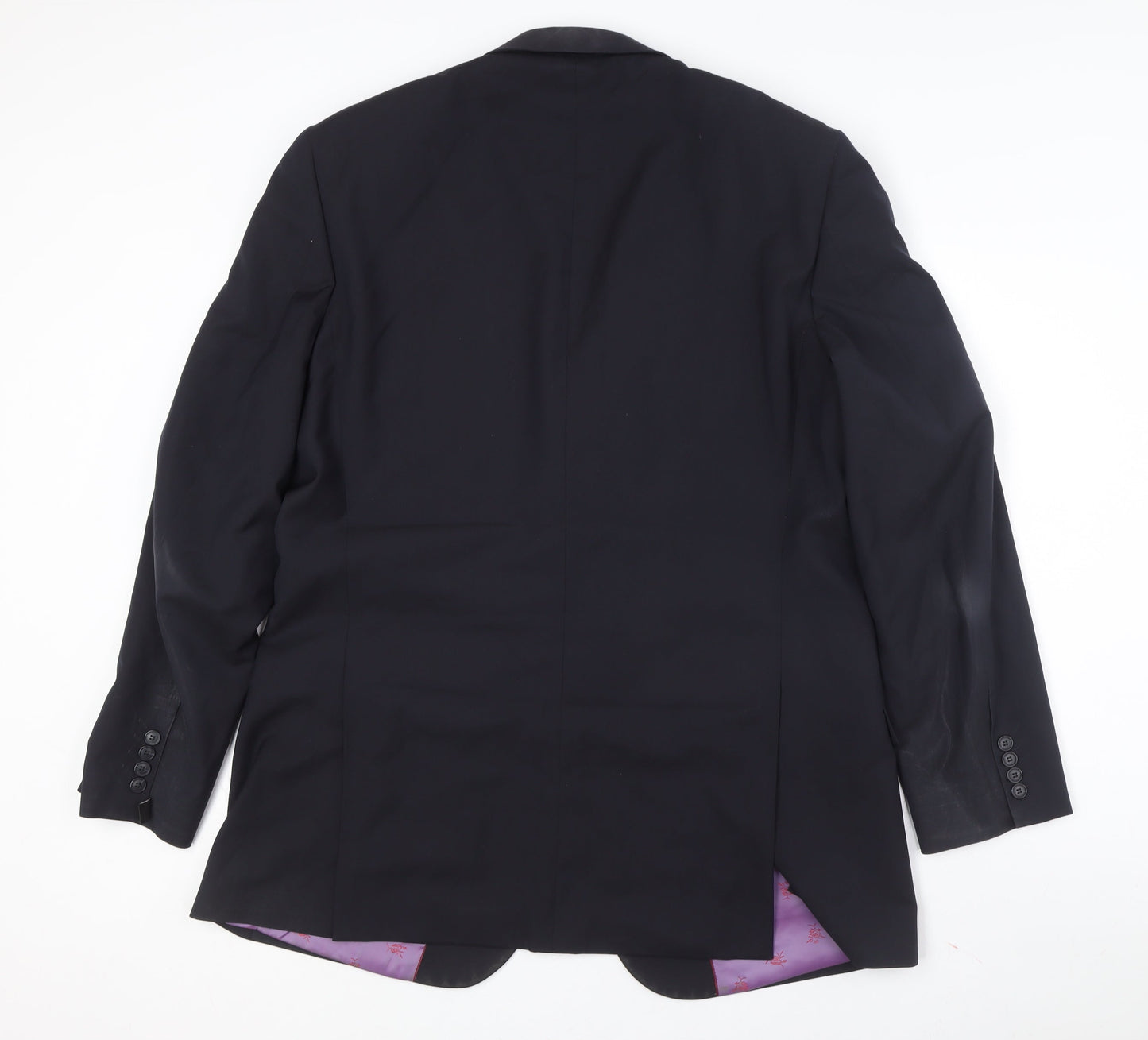 Mens UK Size 44 Brook Taverner Regular Black Suit Jacket