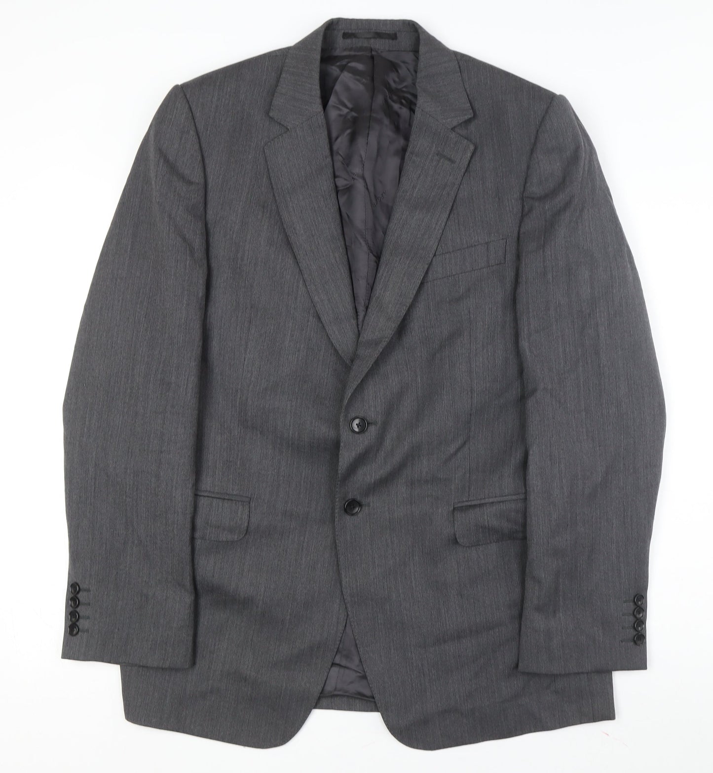 Mens UK Size 42 Jaeger Regular Grey Suit Jacket