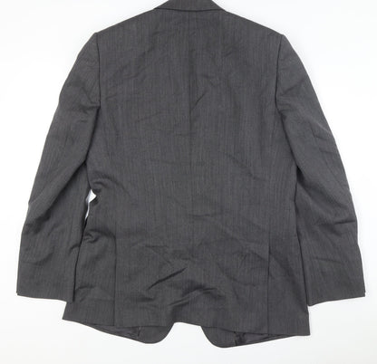 Mens UK Size 42 Jaeger Regular Grey Suit Jacket