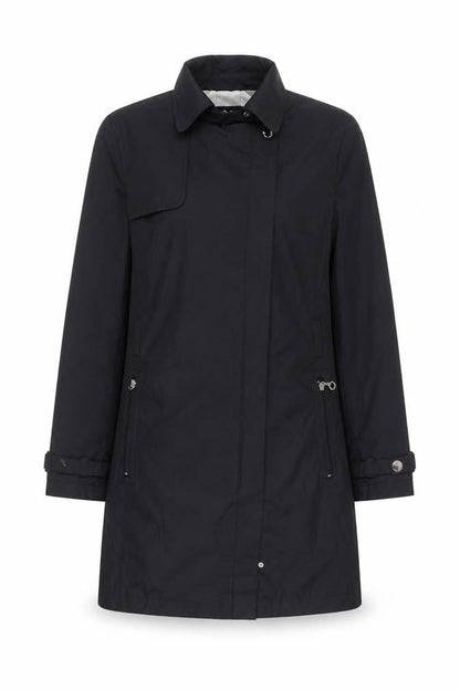 Womens UK Size 6 Betty Barclay Black Overcoat