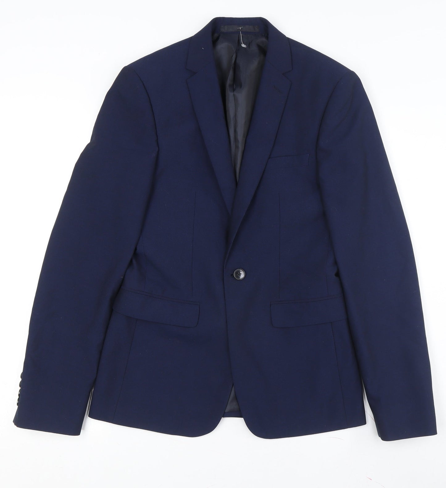 Mens UK Size 34 Burton Regular Blue Suit Jacket