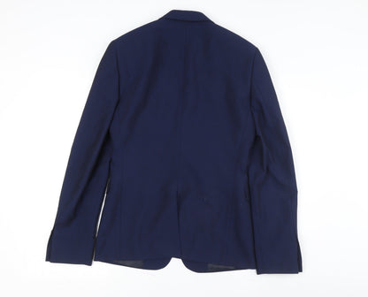 Mens UK Size 34 Burton Regular Blue Suit Jacket