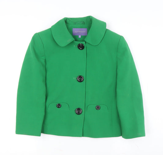Autonomy Women’s Green Short Coat Size 8