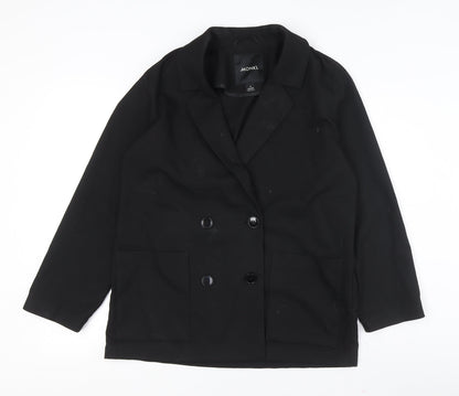 Womens UK Size S Monki Black Double Breasted