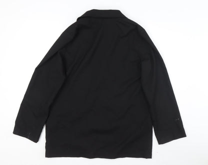Womens UK Size S Monki Black Double Breasted