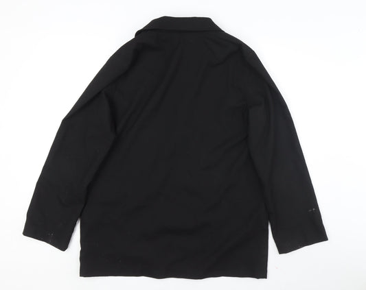 Womens UK Size S Monki Black Double Breasted