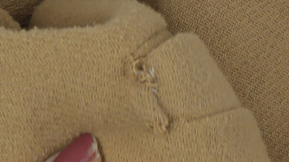 Womens UK Size 12 H&M Beige Overcoat