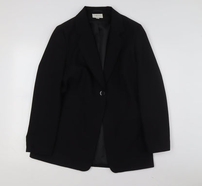 Smith Collection Blazer Women Black S Business Formal