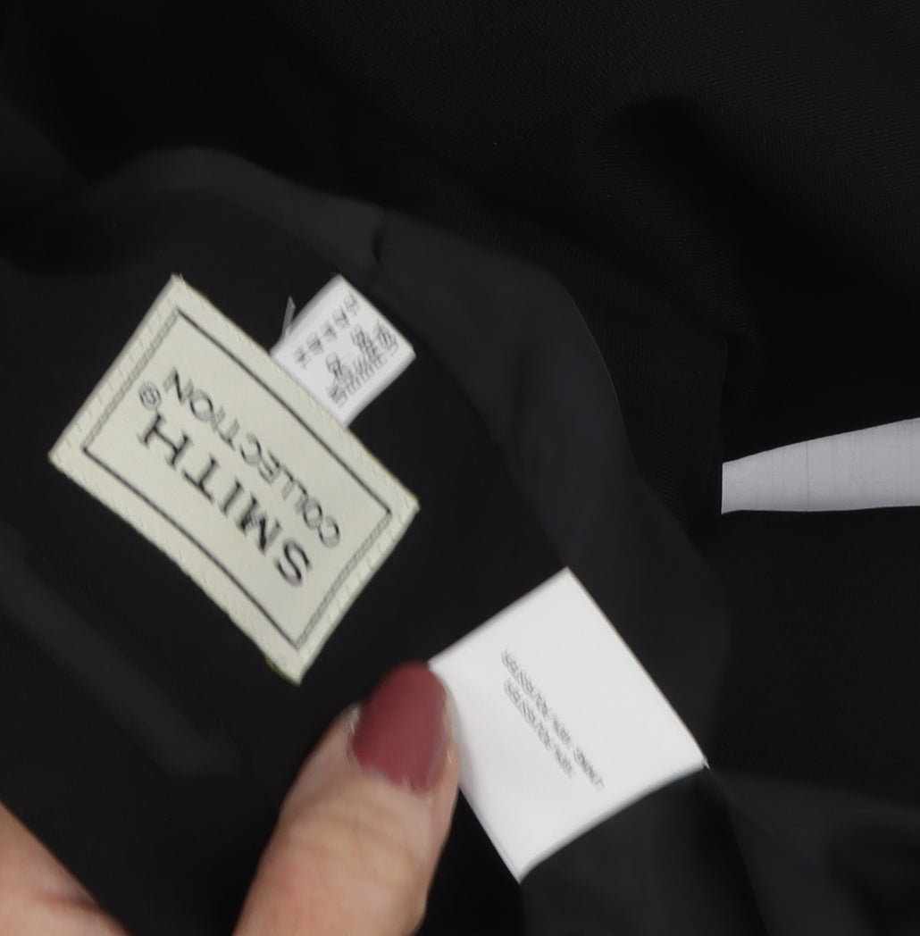 Smith Collection Blazer Women Black S Business Formal