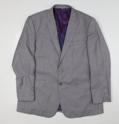 Daniel Christian Grey Men's Blazer, 46, Classic Formal Attire