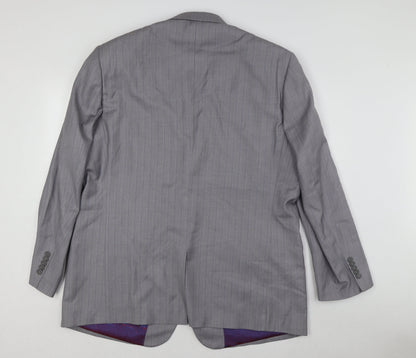 Daniel Christian Grey Men's Blazer, 46, Classic Formal Attire