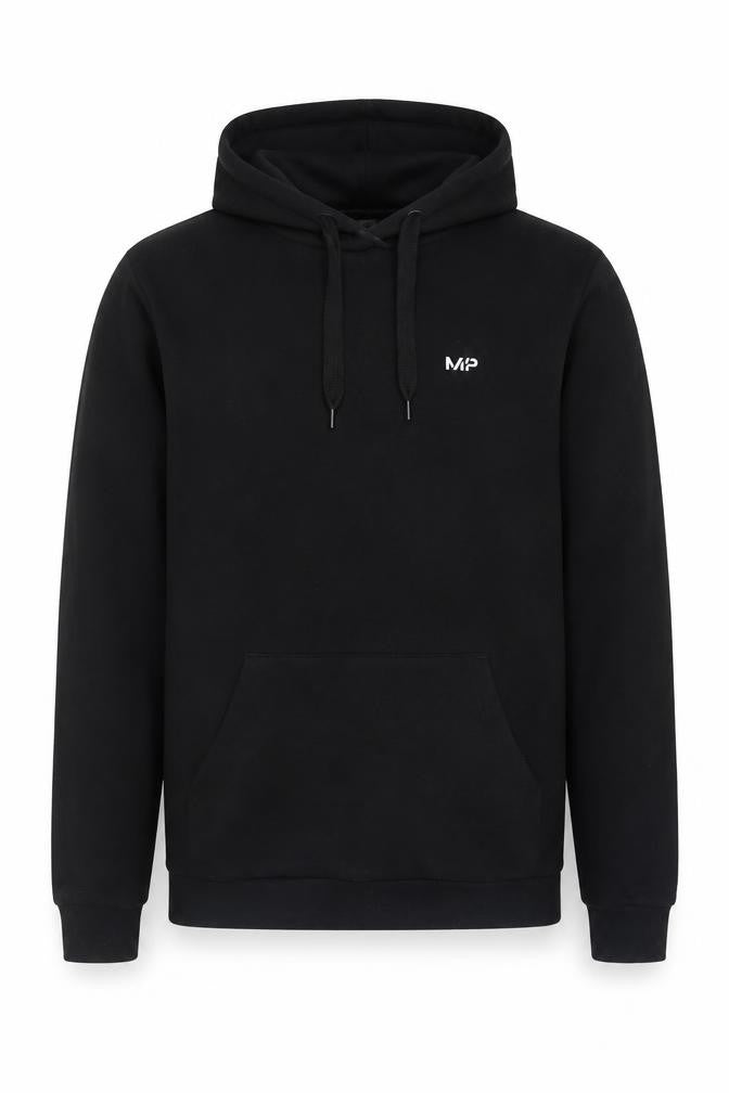 Mens UK Size M MP Black Pullover Hoodie