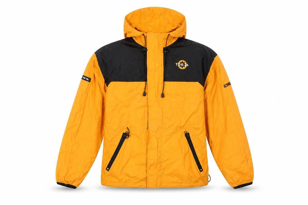 TOG24 Men's Orange Anorak Rain Coat Hooded Size S