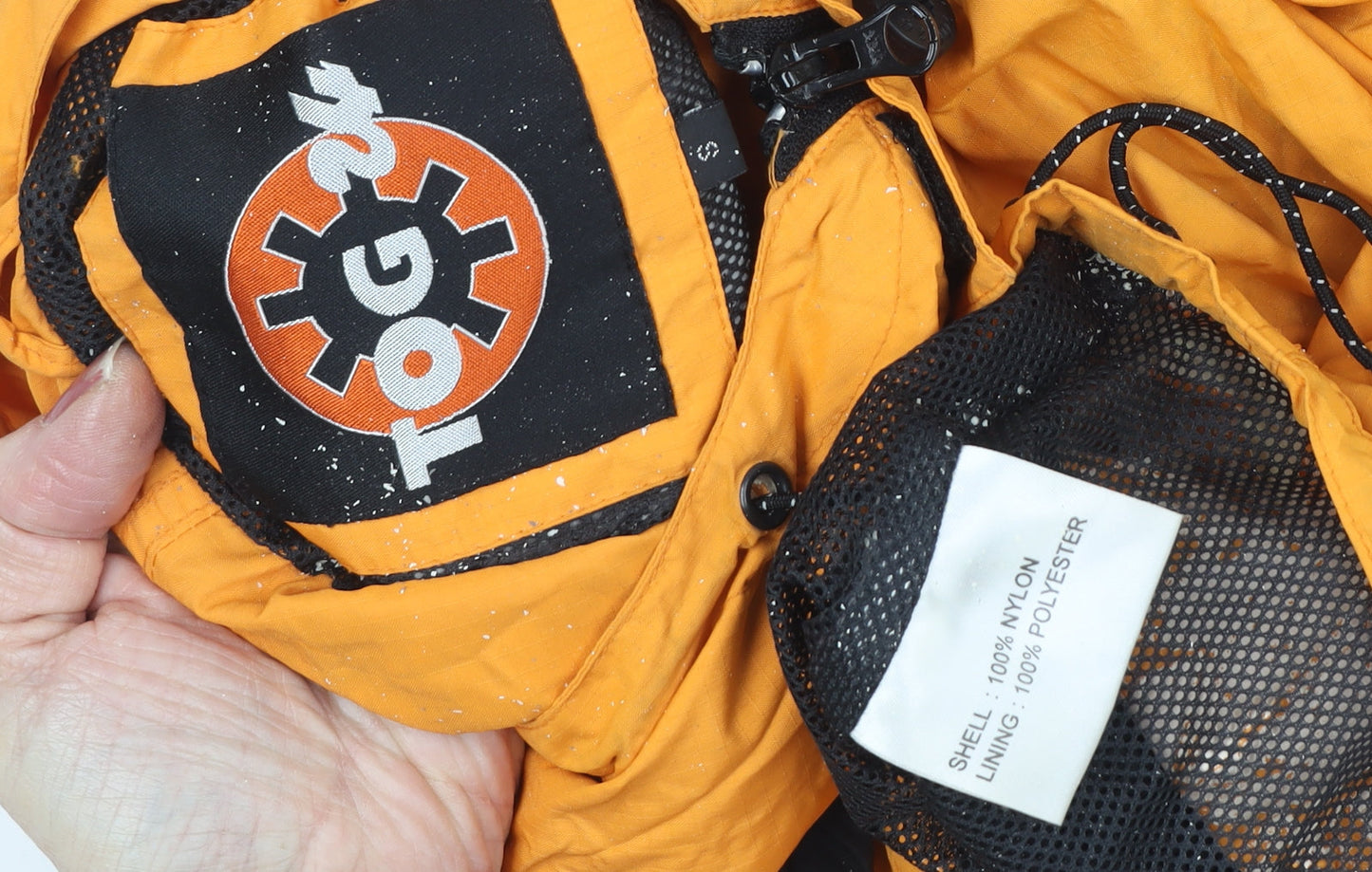 Mens UK Size S TOG 24 Orange Rain Coat