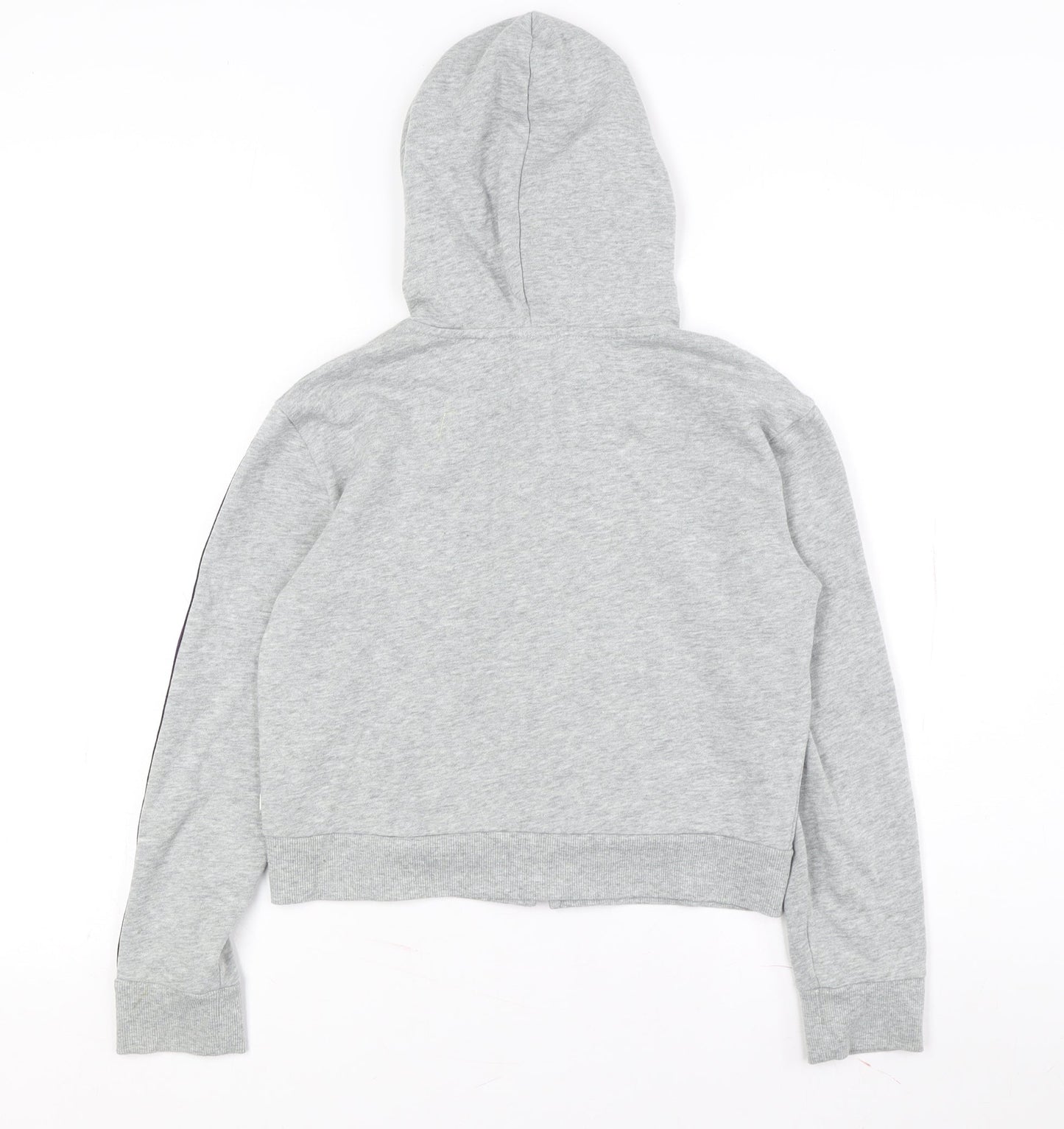 Gap Boys Grey Full Zip Hoodie L with Rainbow Accents