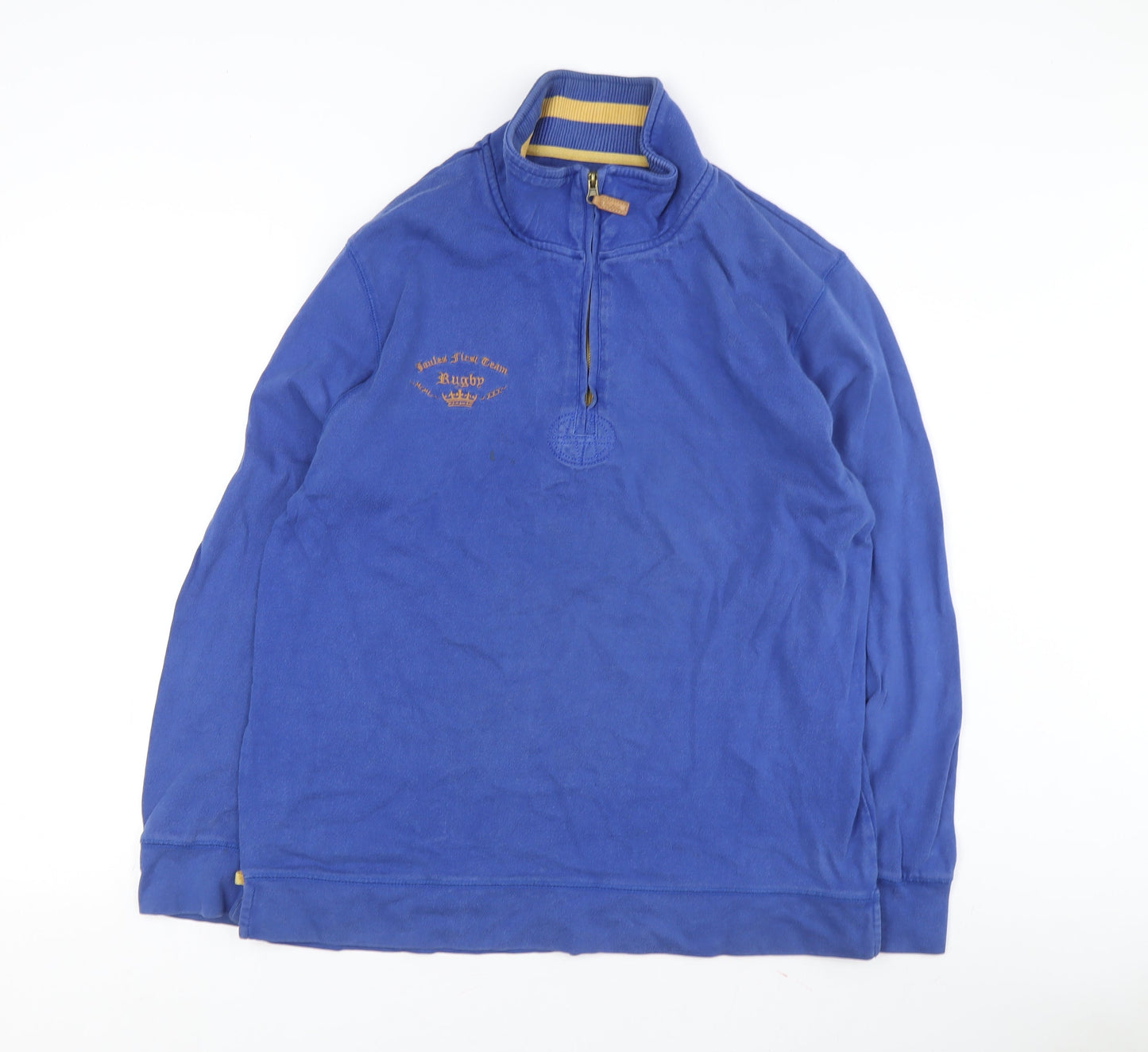 Tom Joule Men's Blue 1/4 Zip Sweatshirt Size 12