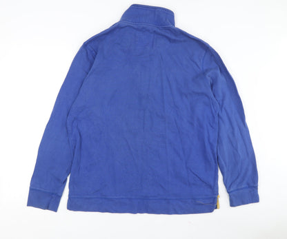 Tom Joule Men's Blue 1/4 Zip Sweatshirt Size 12