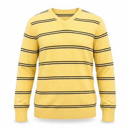 Mens UK Size M Nautica Yellow Pullover Jumper