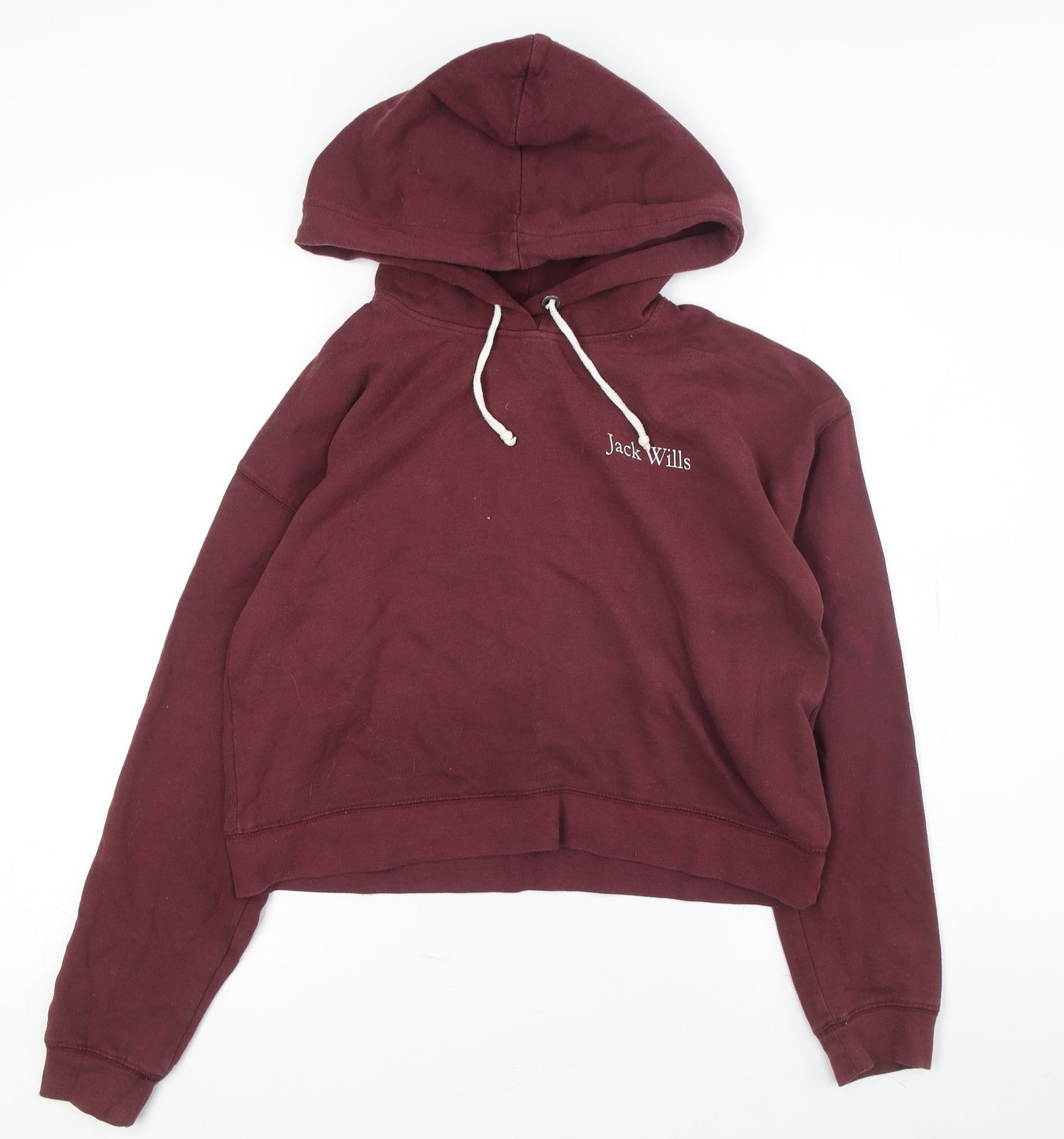 Womens UK Size 8 Jack Wills Red Pullover Hoodie