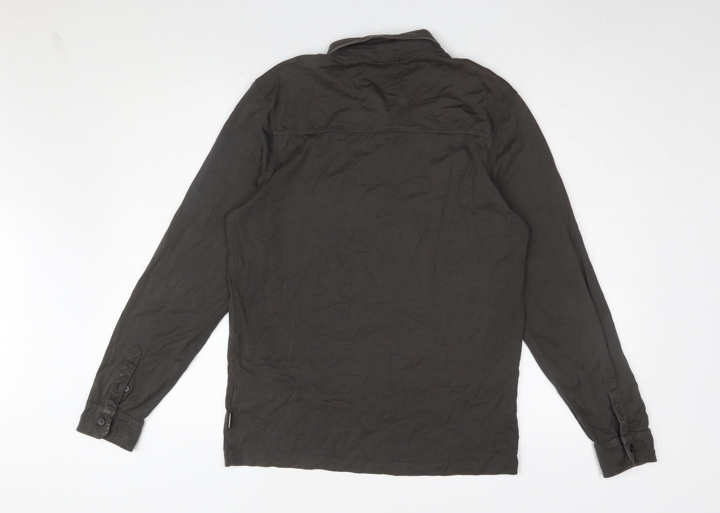 Ted Baker Men's Brown Long Sleeve Polo M