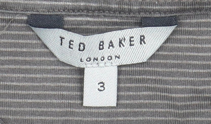 Ted Baker Men's Brown Long Sleeve Polo M