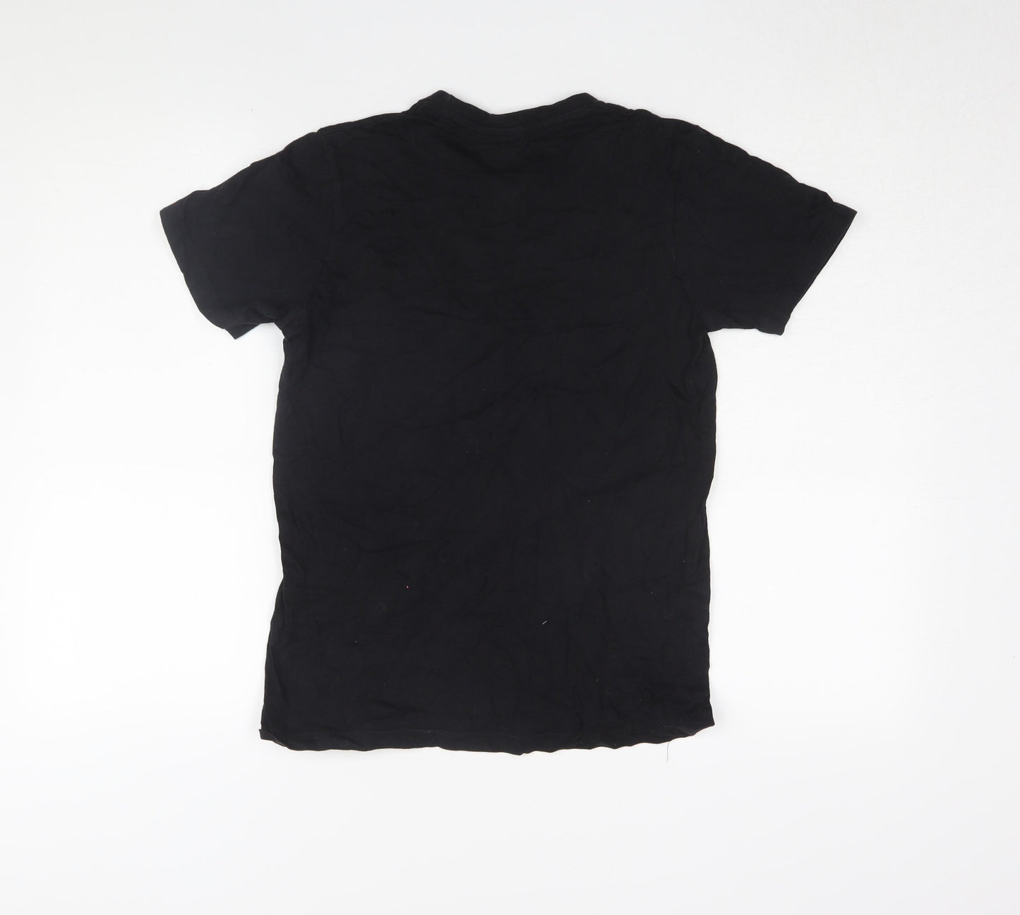 Yantra Black Cotton Unisex T-Shirt - Summer Casual M