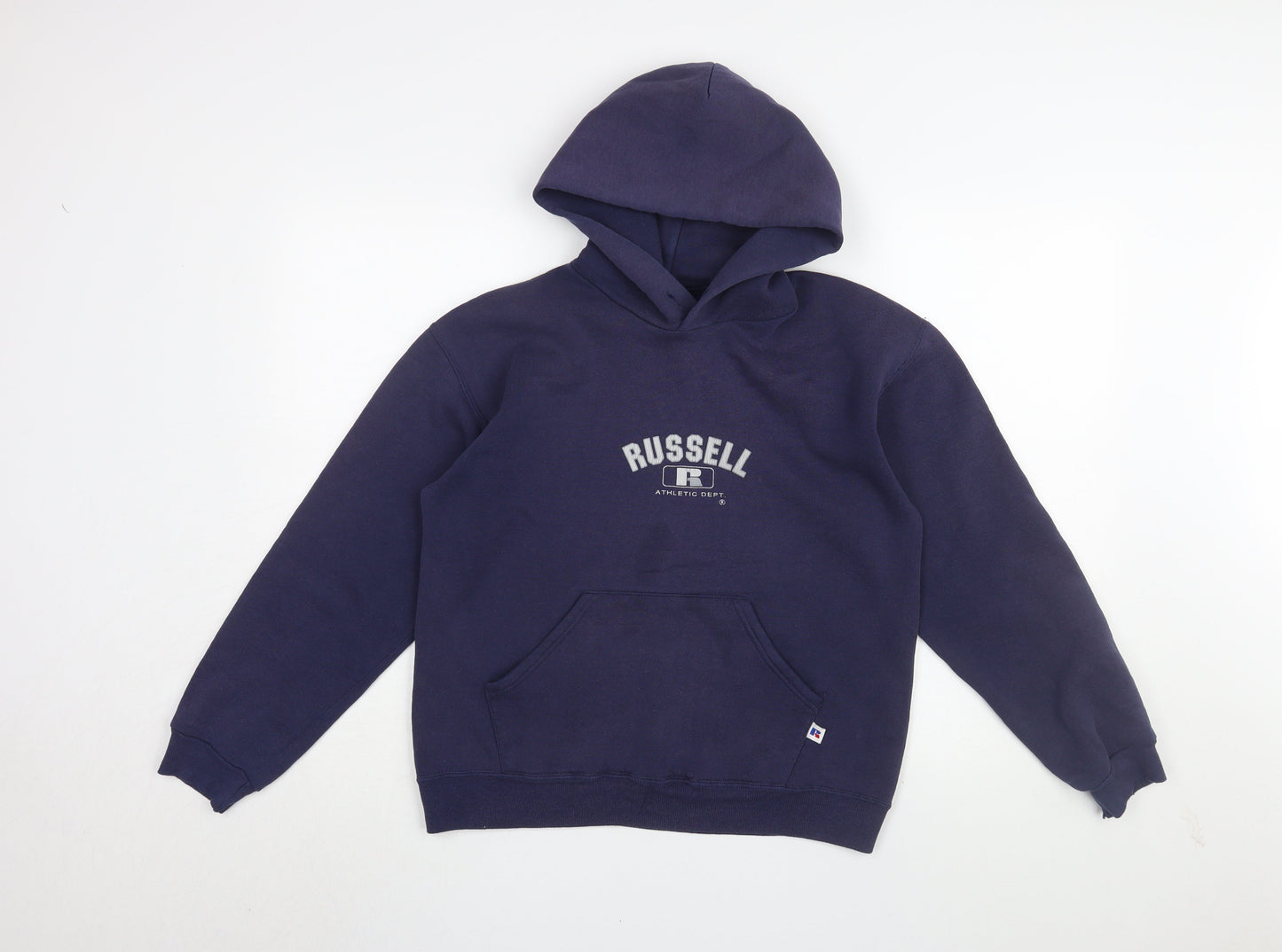 Russell Athletic Boys Blue XL Pullover Hoodie with Logo