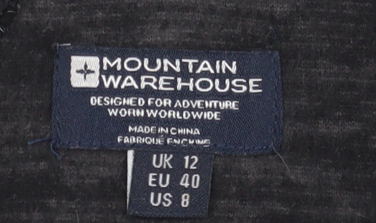 Womens UK Size 12 Mountain Warehouse Black Pullover Sweatshirt