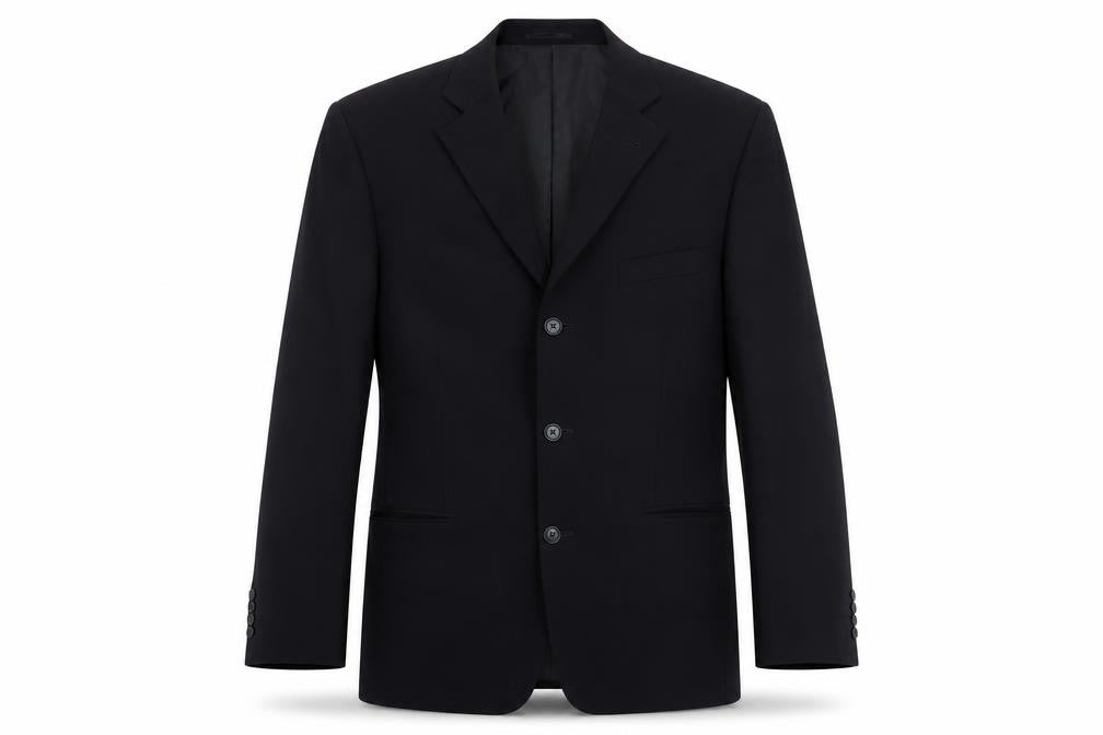 Mens UK Size 40 Armando Regular Black Suit Jacket