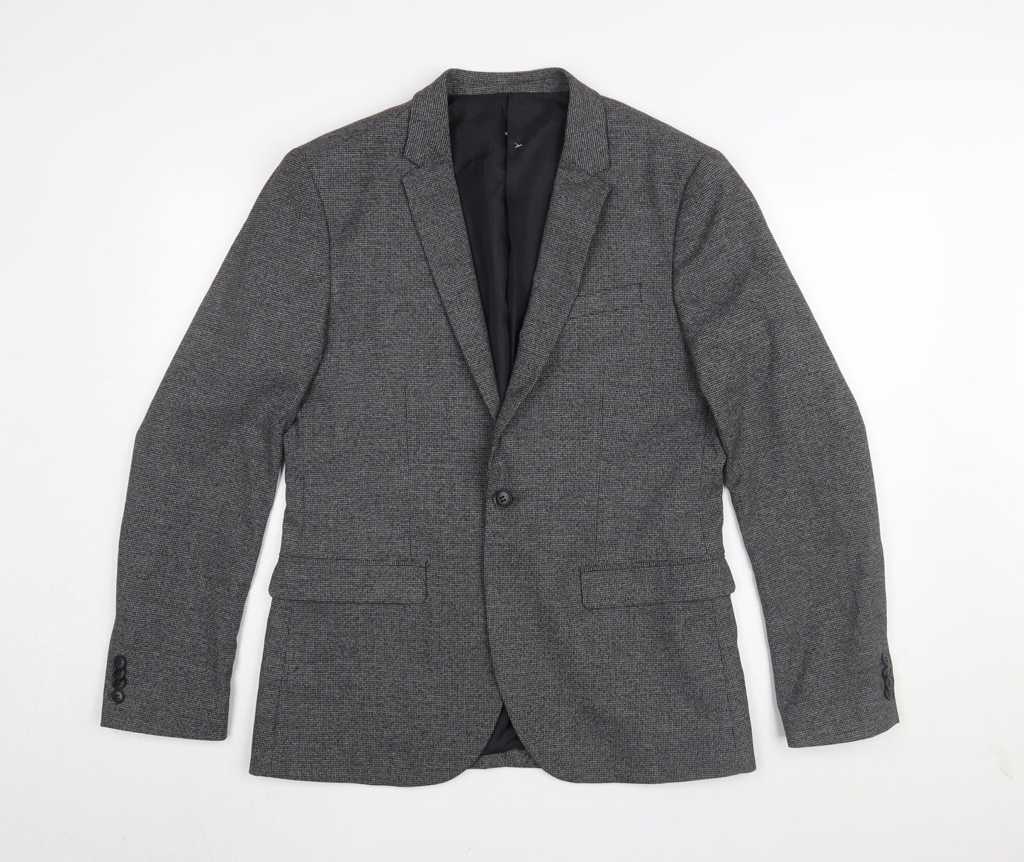 Mens UK Size 40 H&M Regular Grey Suit Jacket