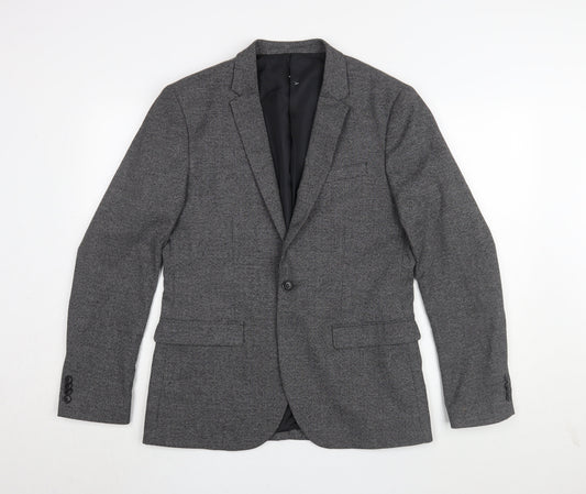 Mens UK Size 40 H&M Regular Grey Suit Jacket