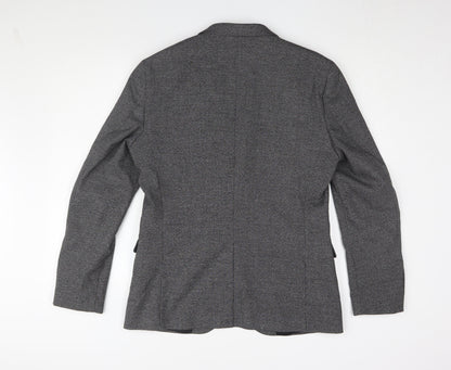 Mens UK Size 40 H&M Regular Grey Suit Jacket