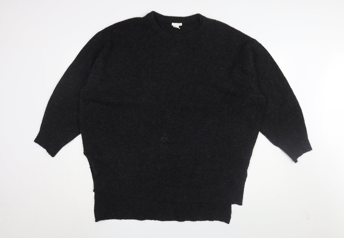 Womens UK Size M H&M Black Pullover Jumper