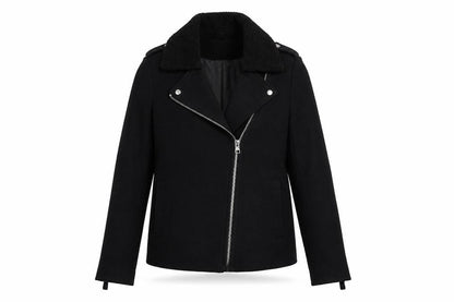 Womens UK Size S Dorothy Perkins Black Motorcycle Jacket