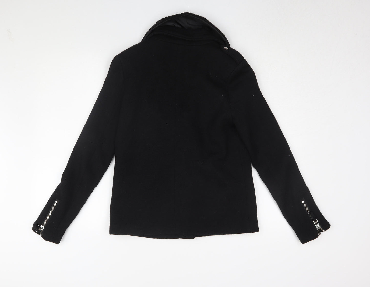Womens UK Size S Dorothy Perkins Black Motorcycle Jacket