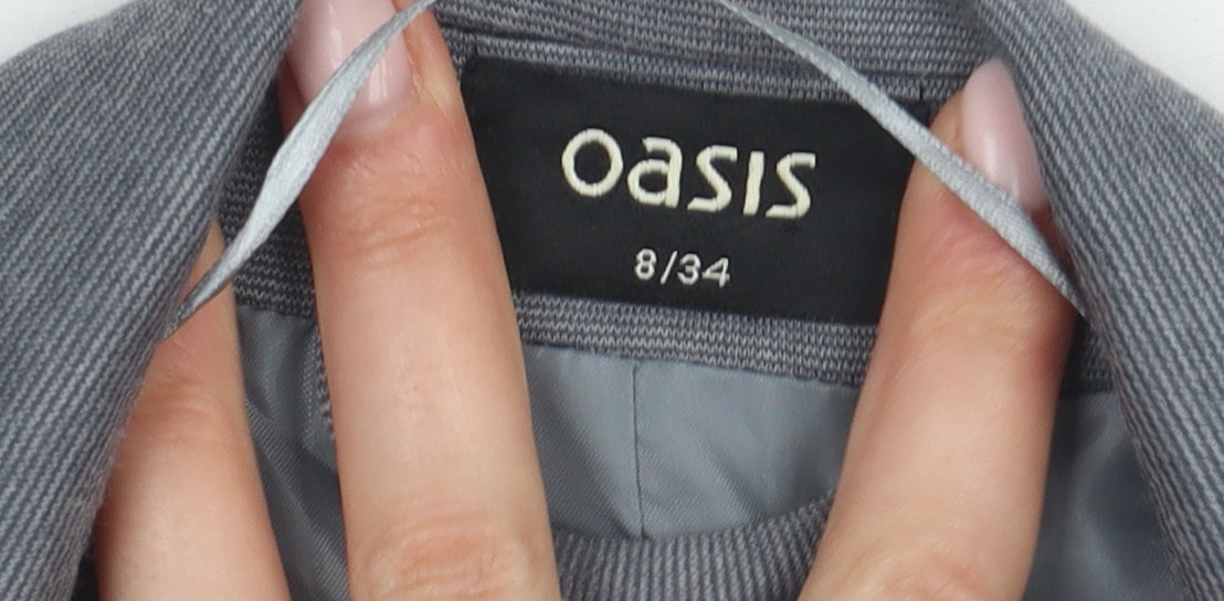 Oasis Grey Women's Slim Blazer, Size 8