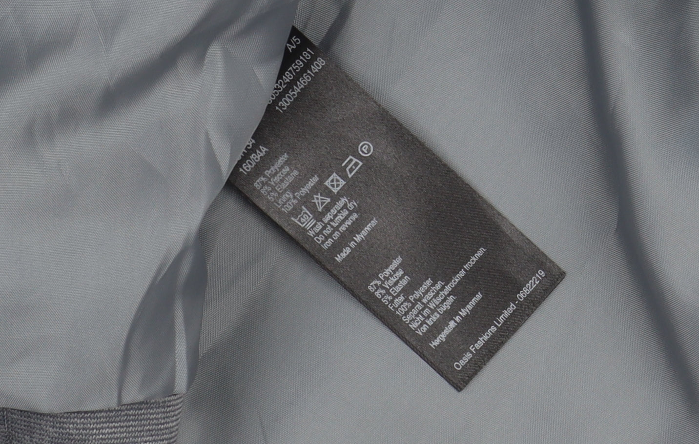 Oasis Grey Women's Slim Blazer, Size 8