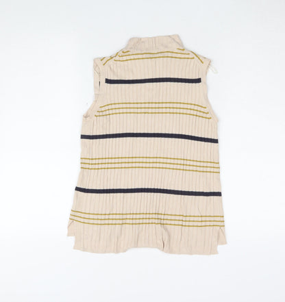 Womens UK Size 12 Marks and Spencer Beige  Tank