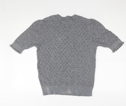 Womens UK Size 12 Per Una Grey Pullover Jumper