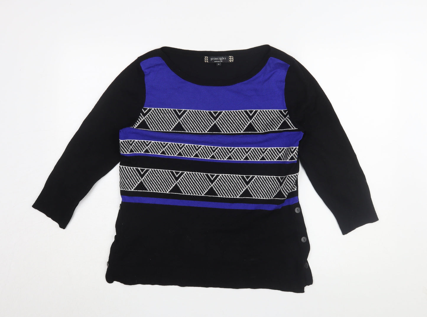 Womens UK Size 12 Principles by Ben de Lisi Black Pullover Jumper