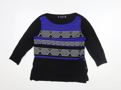 Womens UK Size 12 Principles by Ben de Lisi Black Pullover Jumper