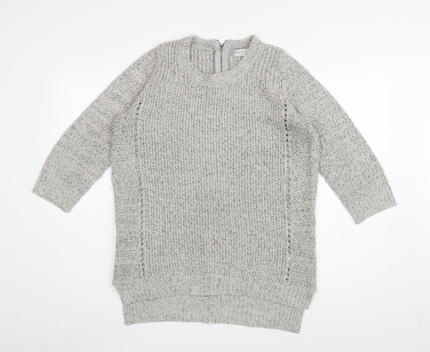 Womens UK Size 10 Marks and Spencer Grey Pullover Jumper