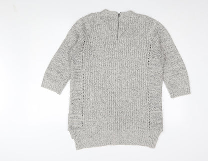 Womens UK Size 10 Marks and Spencer Grey Pullover Jumper